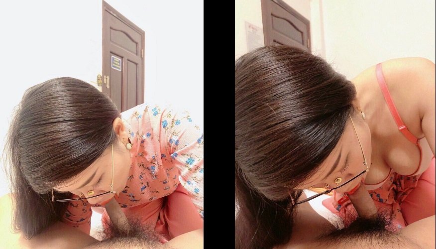 Teacher Trang with a blowjob lesson plan